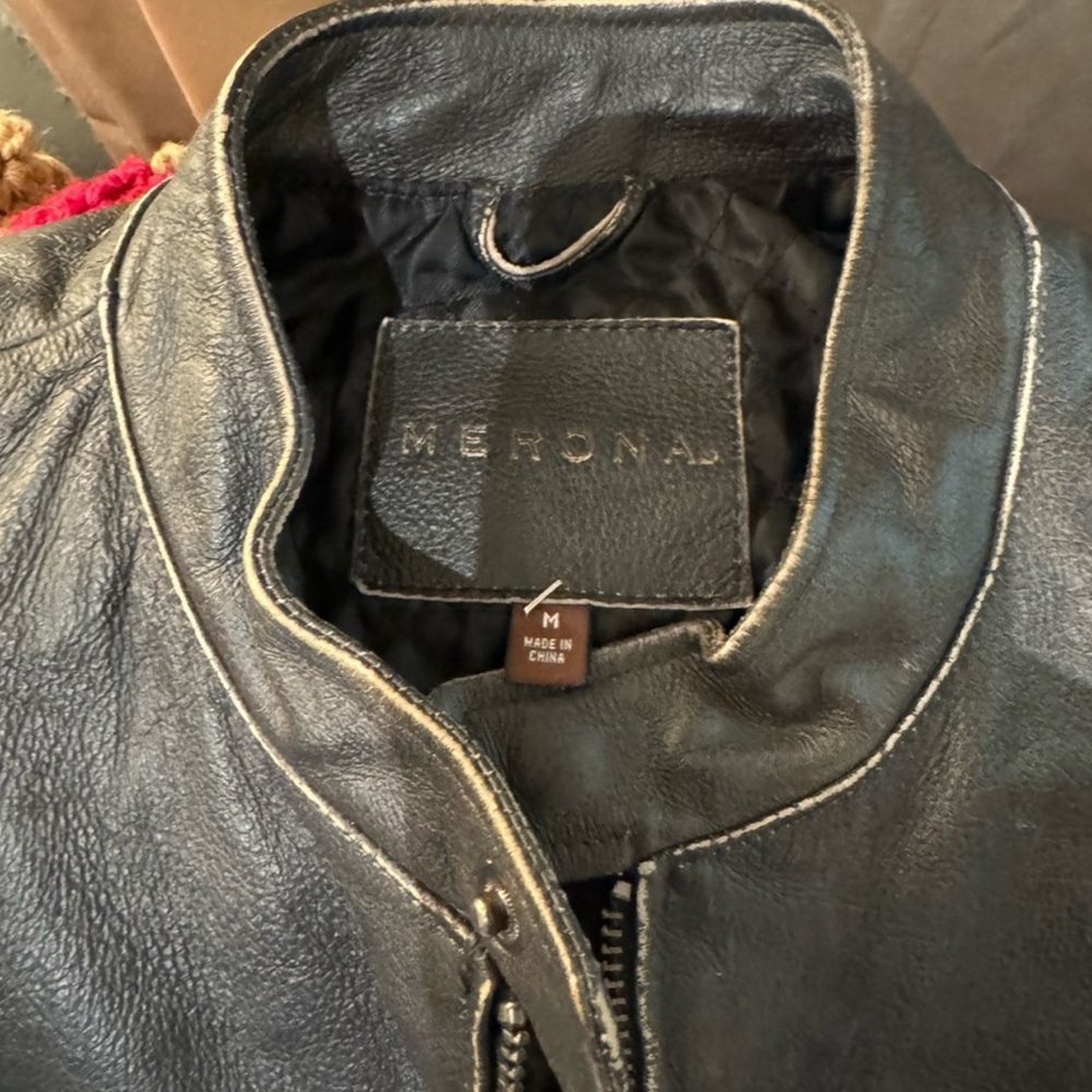 Leather Jacket size M